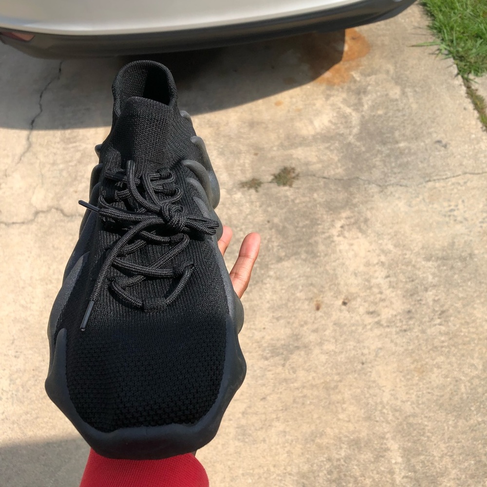 black shoes